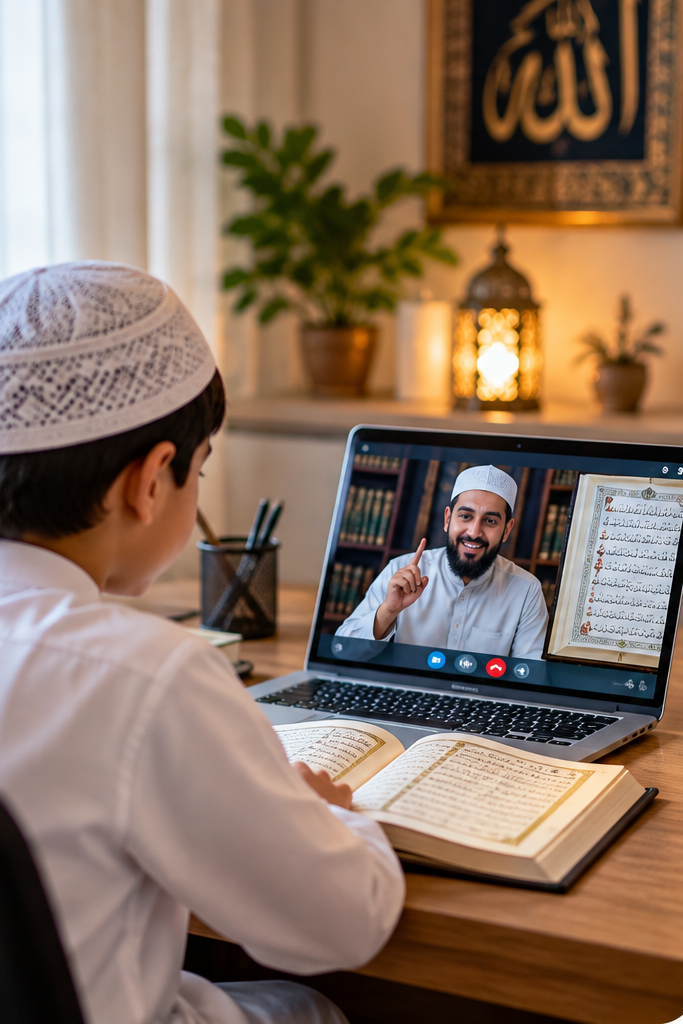 Home warm online quran learning diptych